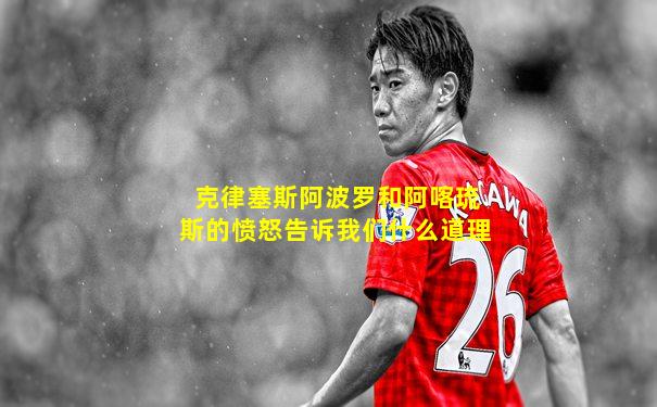 克律塞斯阿波罗和阿喀琉斯的愤怒告诉我们什么道理